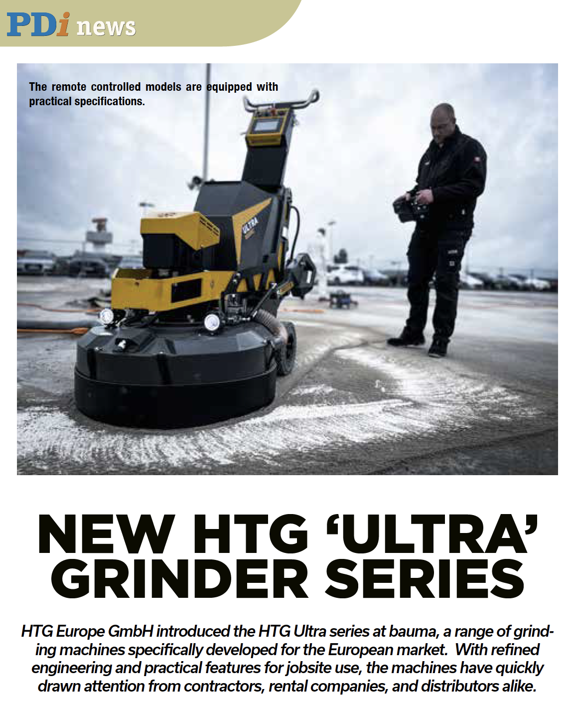HTG Floor Grinder